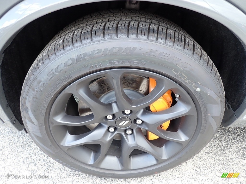 2023 Durango R/T Hemi Orange AWD - Destroyer Gray / Black/Orange Accent Stitching photo #10