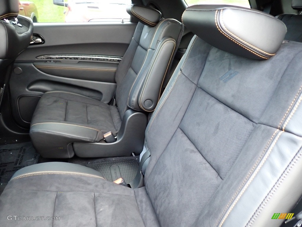 Black/Orange Accent Stitching Interior 2023 Dodge Durango R/T Hemi Orange AWD Photo #146535104