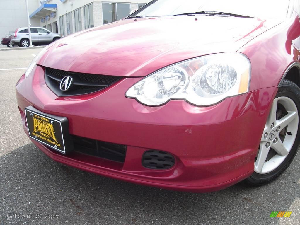 2002 RSX Type S Sports Coupe - Firepepper Red Pearl / Titanium photo #9