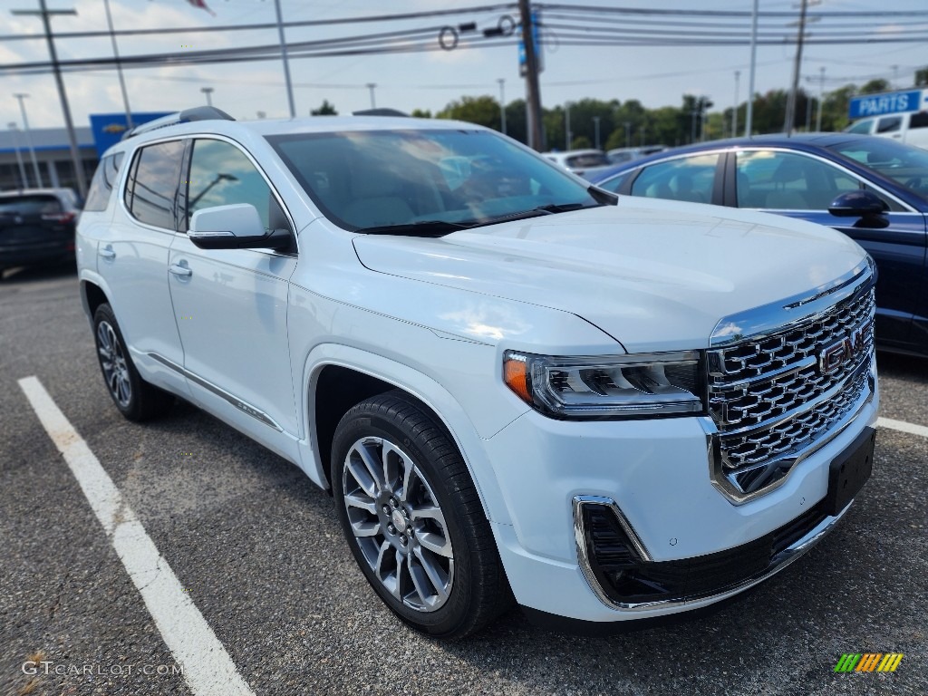 2021 Acadia Denali AWD - Summit White / Dark Galvanized/Light Shale photo #2