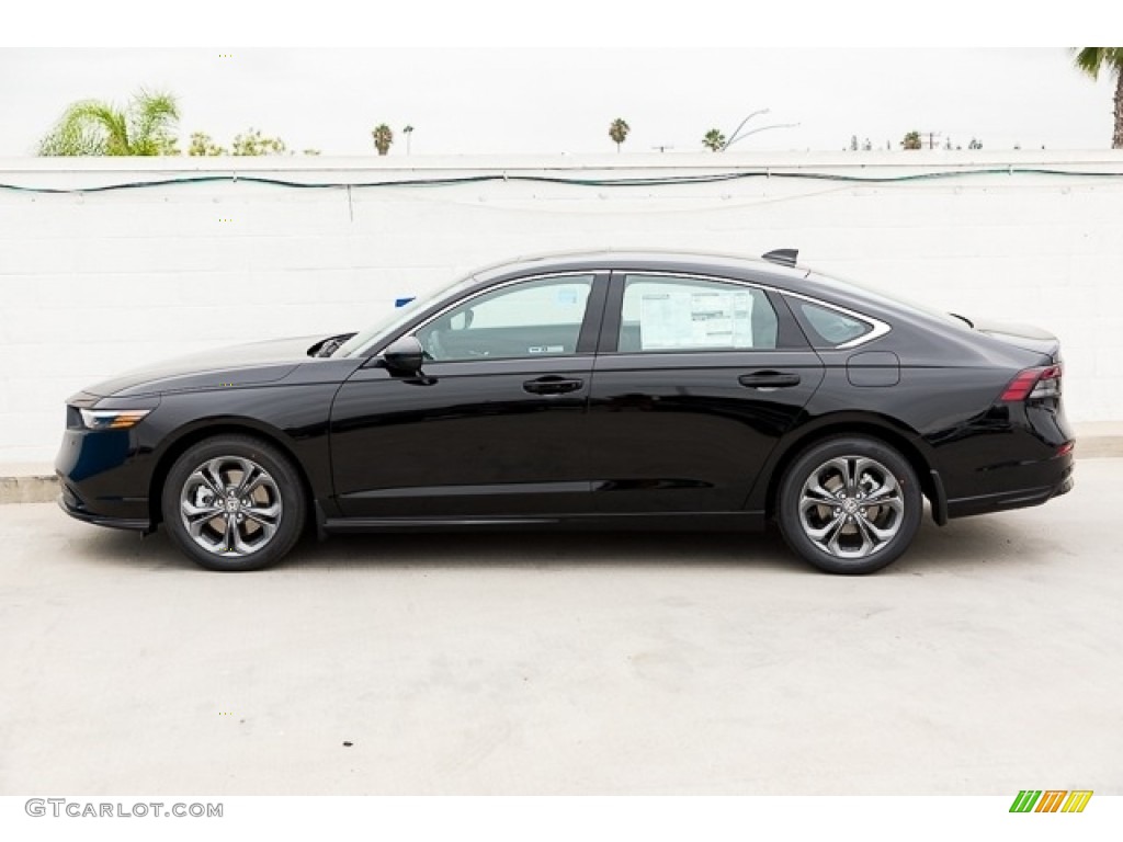 Crystal Black Pearl 2023 Honda Accord EX-L Hybrid Exterior Photo #146535585