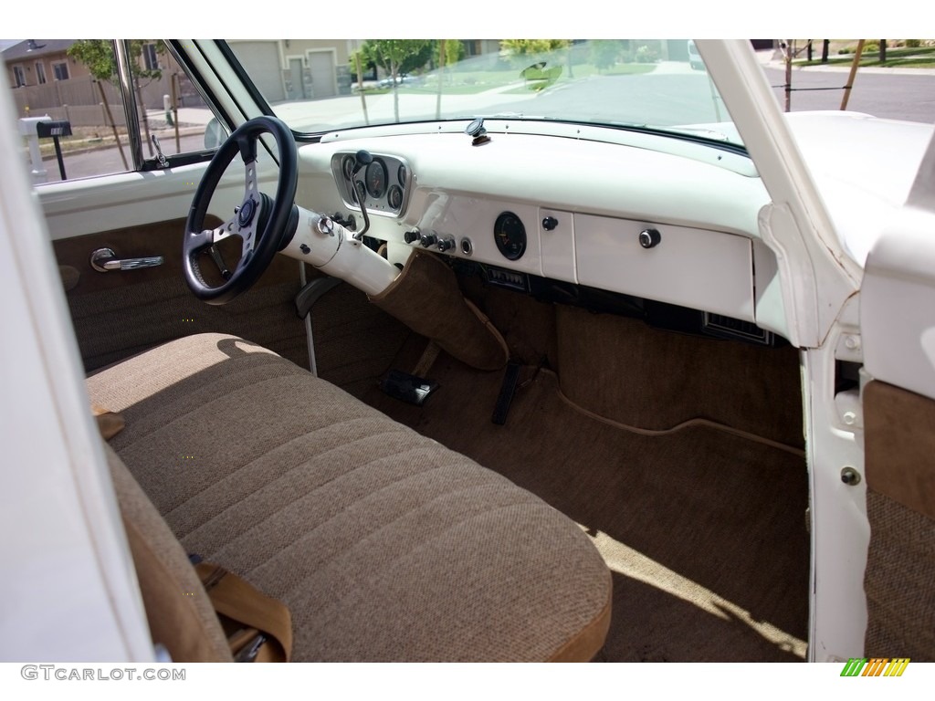 Brown Interior 1954 Ford F100 Pickup Truck Photo #146535605