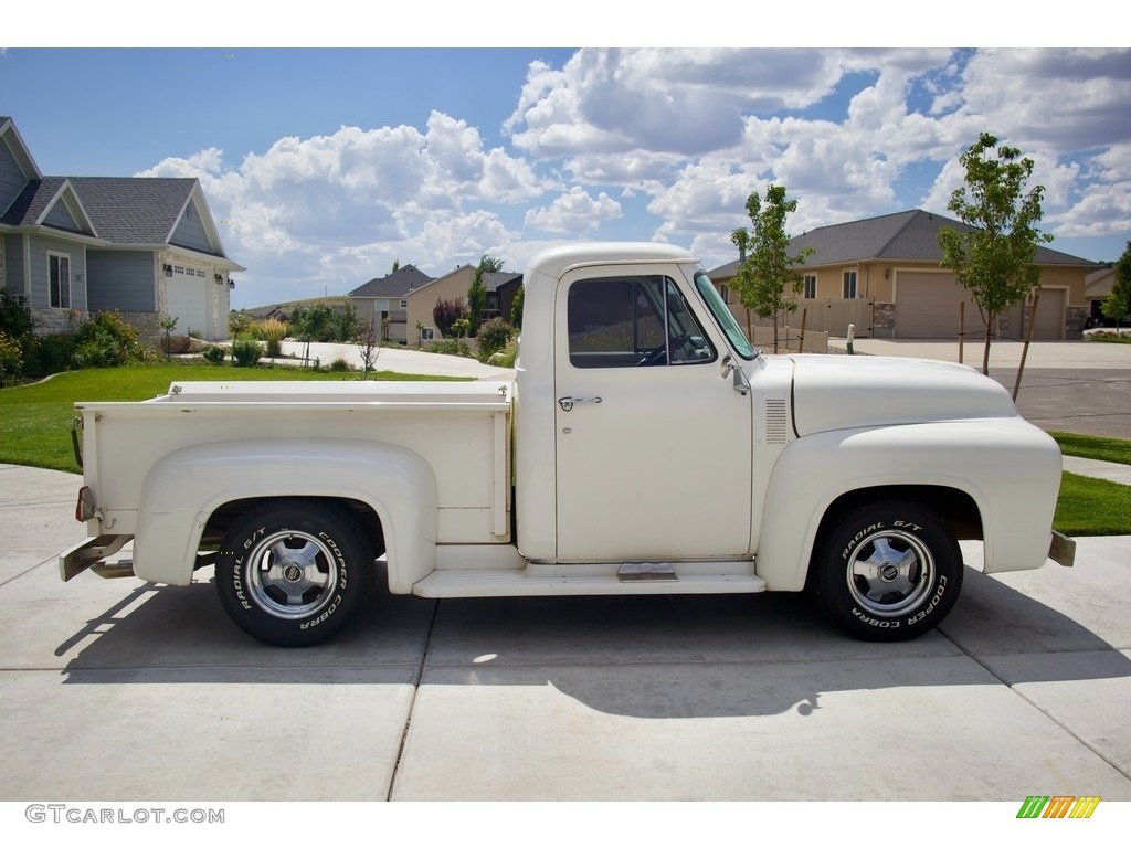 White 1954 Ford F100 Pickup Truck Exterior Photo #146535629