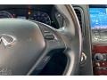 2011 Infiniti EX Graphite Interior Steering Wheel Photo
