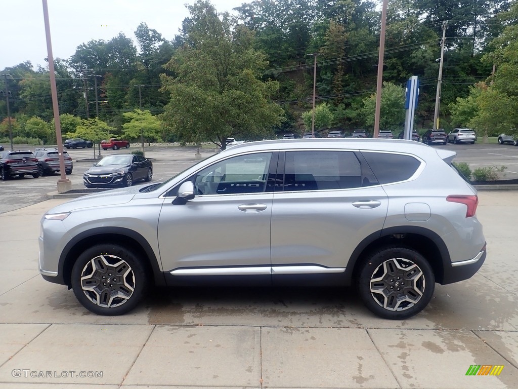Shimmering Silver Pearl 2023 Hyundai Santa Fe Limited AWD Exterior Photo #146535909
