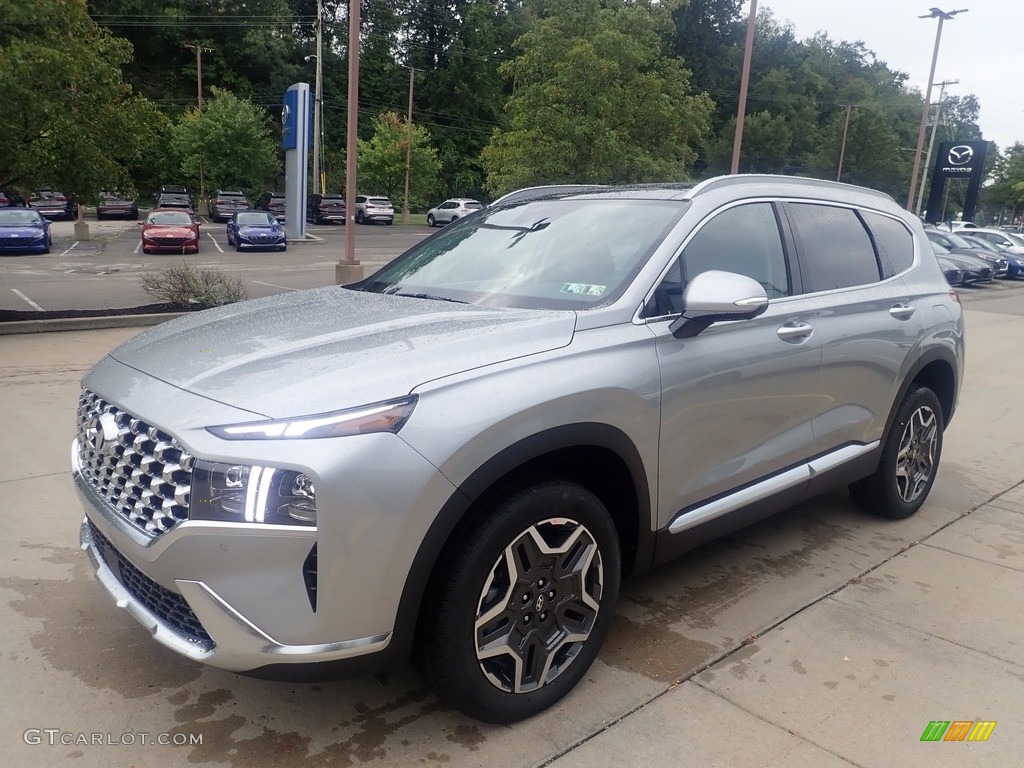 Shimmering Silver Pearl 2023 Hyundai Santa Fe Limited AWD Exterior Photo #146535927