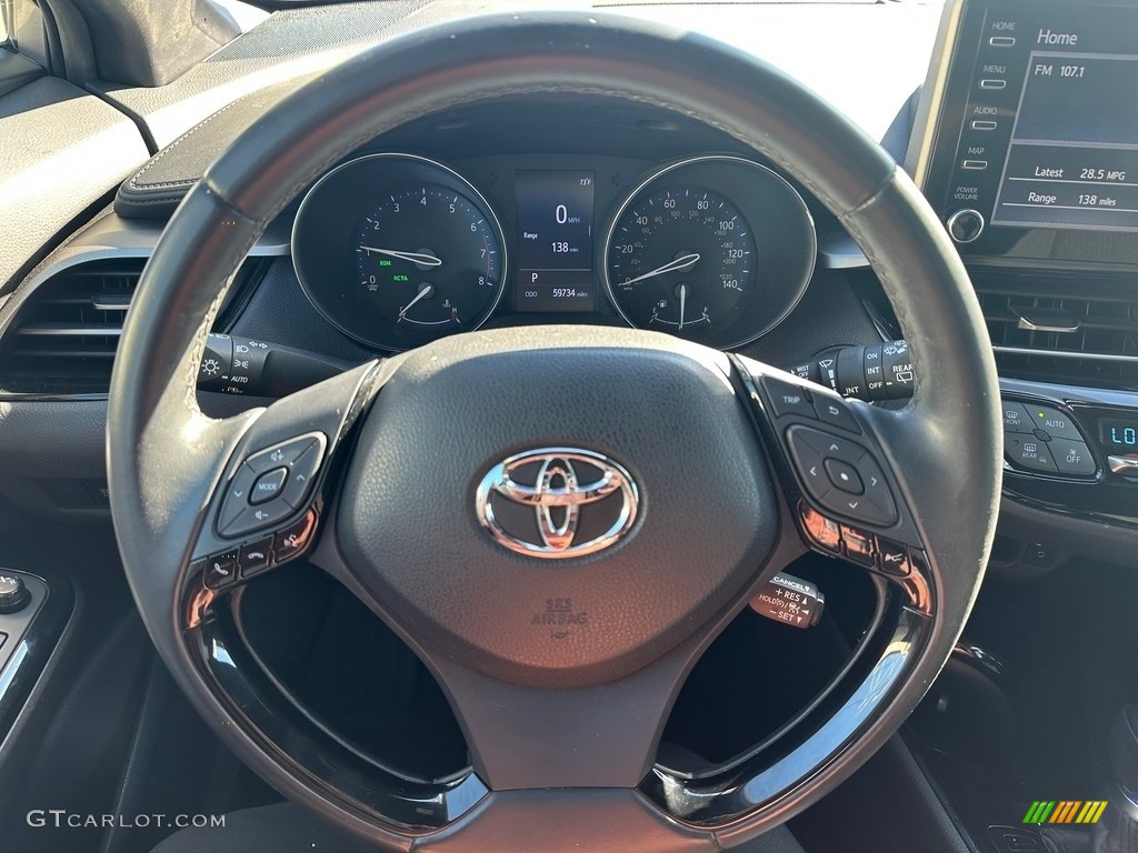 2019 C-HR XLE - Silver Knockout Metallic / Black photo #8