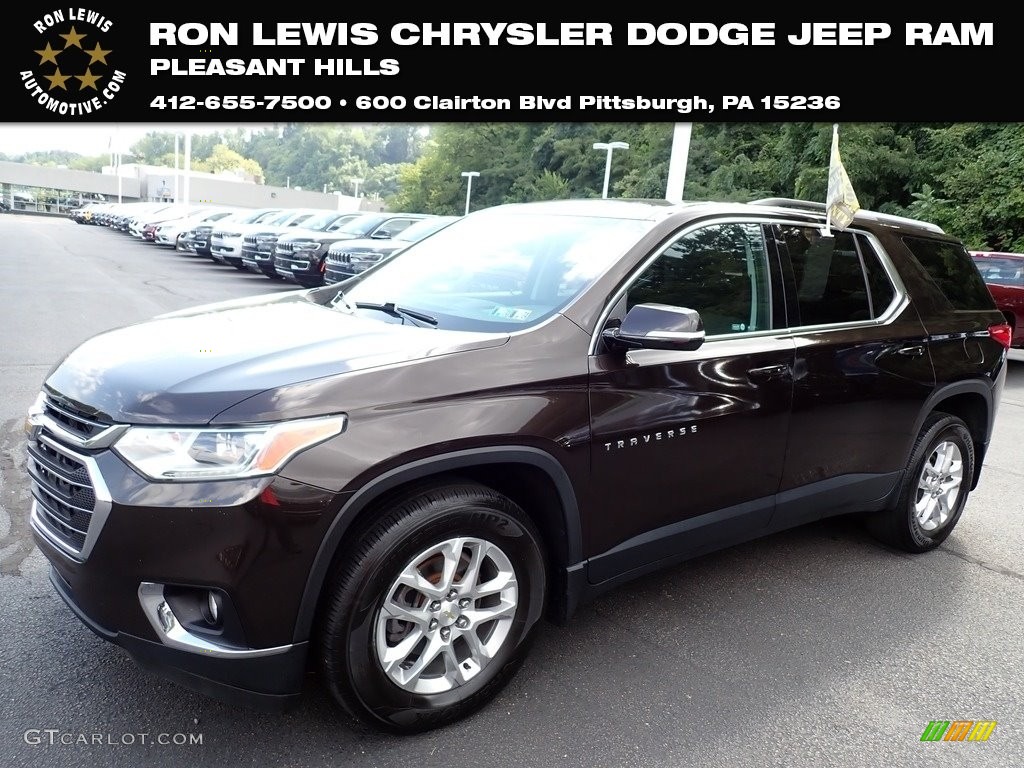 2018 Traverse LT AWD - Sable Brown Metallic / Jet Black photo #1