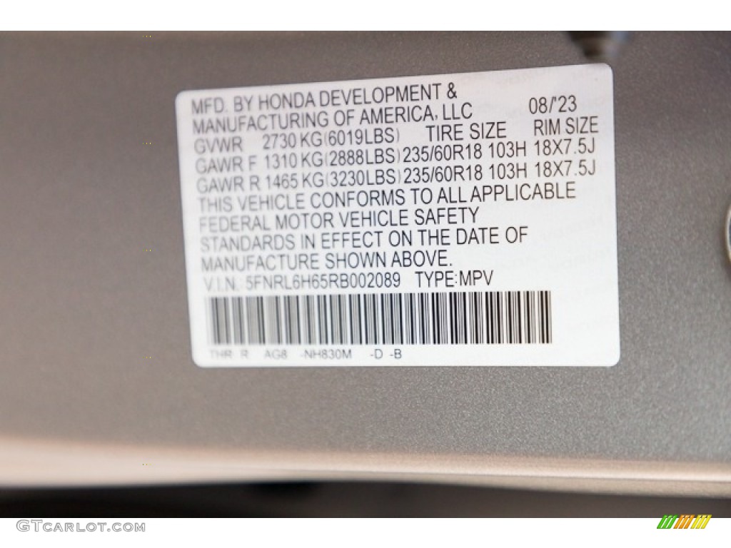 2024 Odyssey EX-L - Lunar Silver Metallic / Mocha photo #40