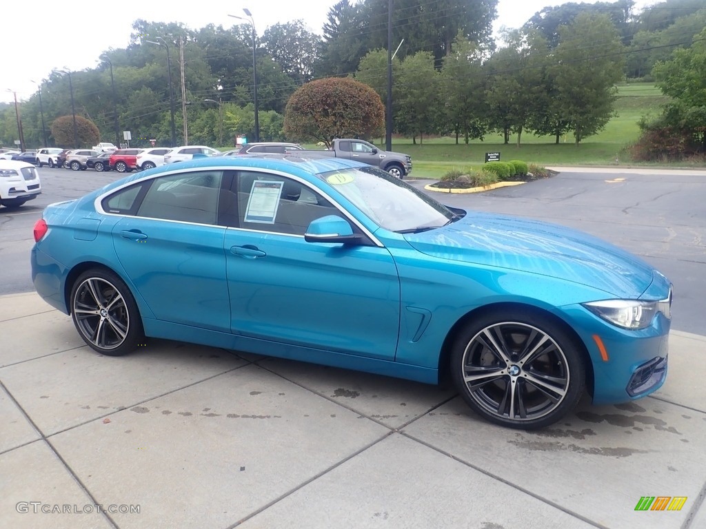 Snapper Rocks Blue Metallic 2019 BMW 4 Series 440i xDrive Gran Coupe Exterior Photo #146538353