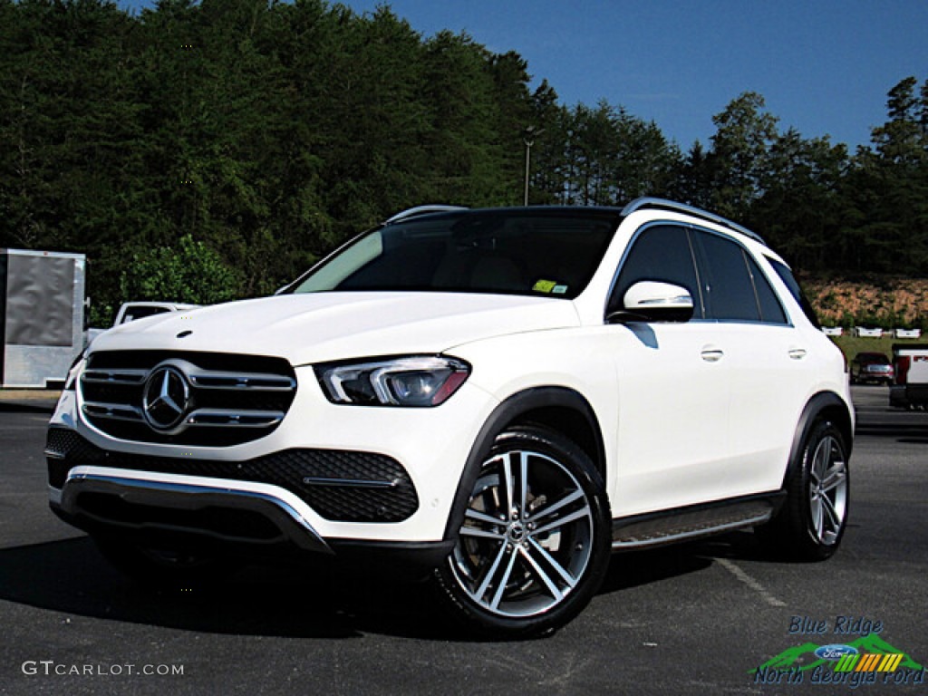 2021 GLE 350 - Polar White / Macchiato Beige/Black photo #1