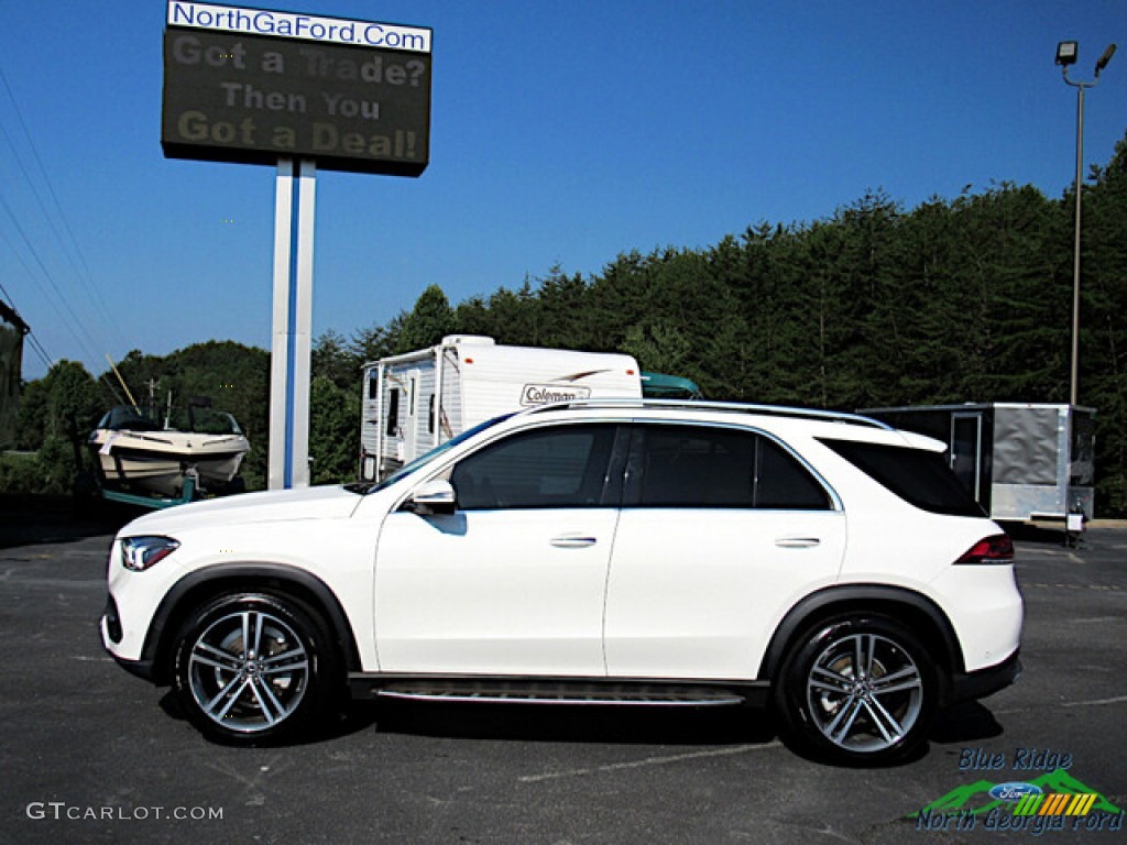2021 GLE 350 - Polar White / Macchiato Beige/Black photo #2