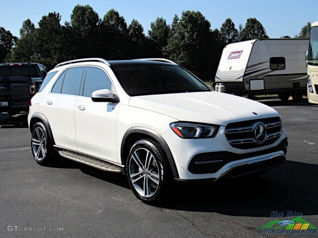 2021 GLE 350 - Polar White / Macchiato Beige/Black photo #8