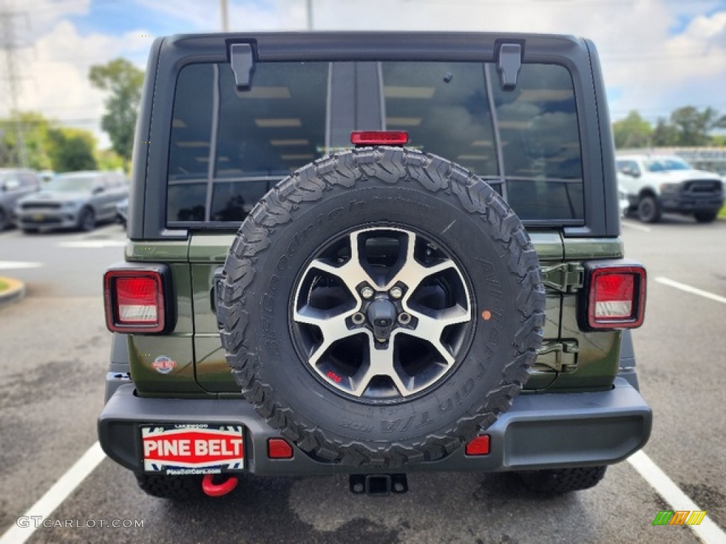 2021 Wrangler Unlimited Rubicon 4x4 - Sarge Green / Black photo #4