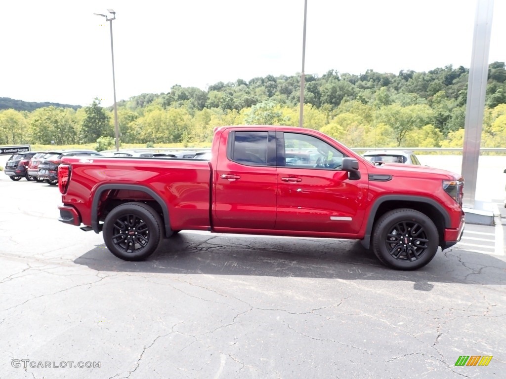 Volcanic Red Tintcoat 2023 GMC Sierra 1500 Elevation Double Cab 4x4 Exterior Photo #146539428