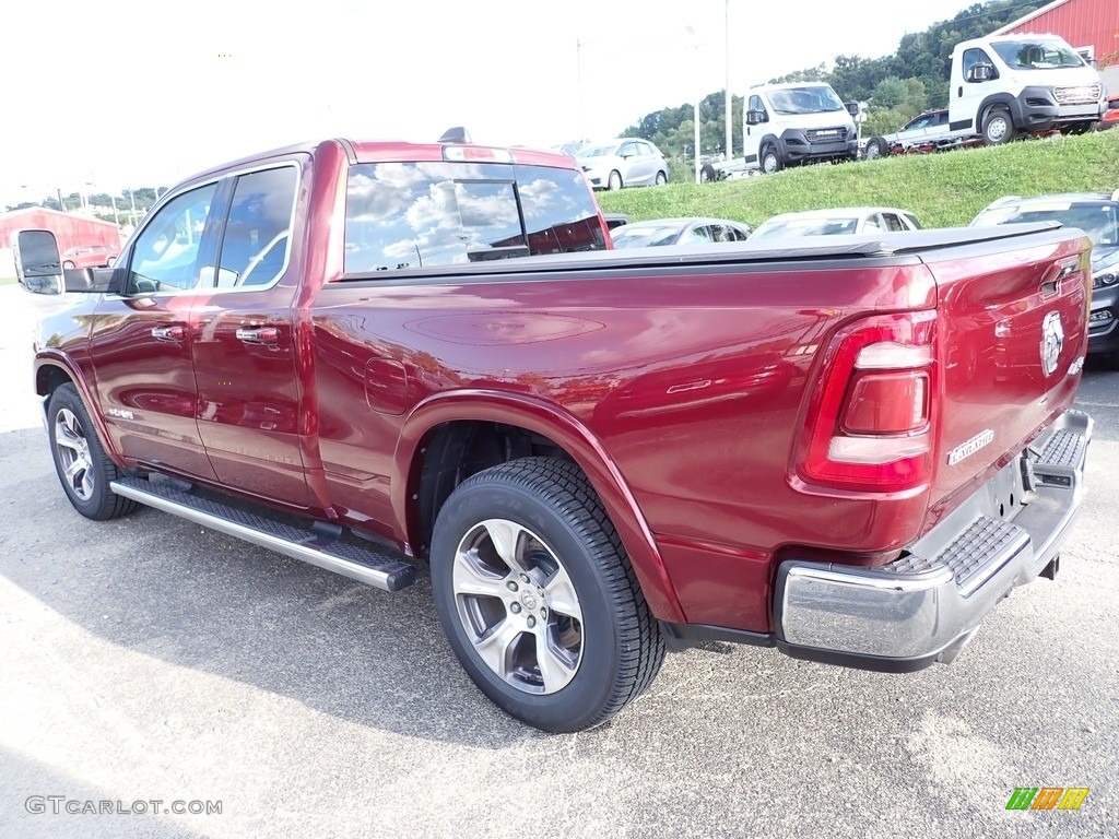 2019 1500 Laramie Quad Cab 4x4 - Delmonico Red Pearl / Black photo #3