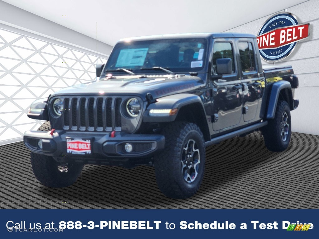 2023 Gladiator Rubicon 4x4 - Granite Crystal Metallic / Black photo #1