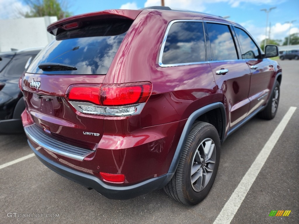 2021 Grand Cherokee Limited 4x4 - Velvet Red Pearl / Black photo #3