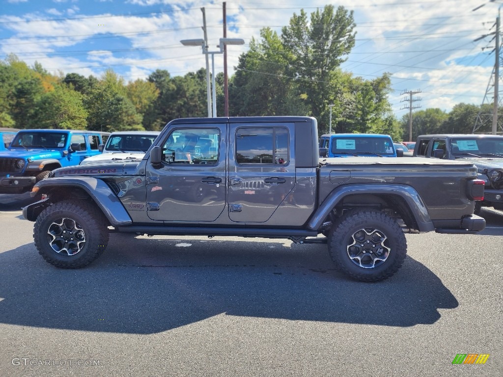 2023 Gladiator Rubicon 4x4 - Granite Crystal Metallic / Black photo #3