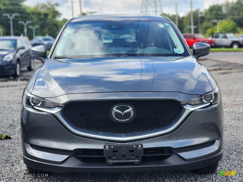 2021 CX-5 Touring AWD - Machine Gray Metallic / Black photo #2
