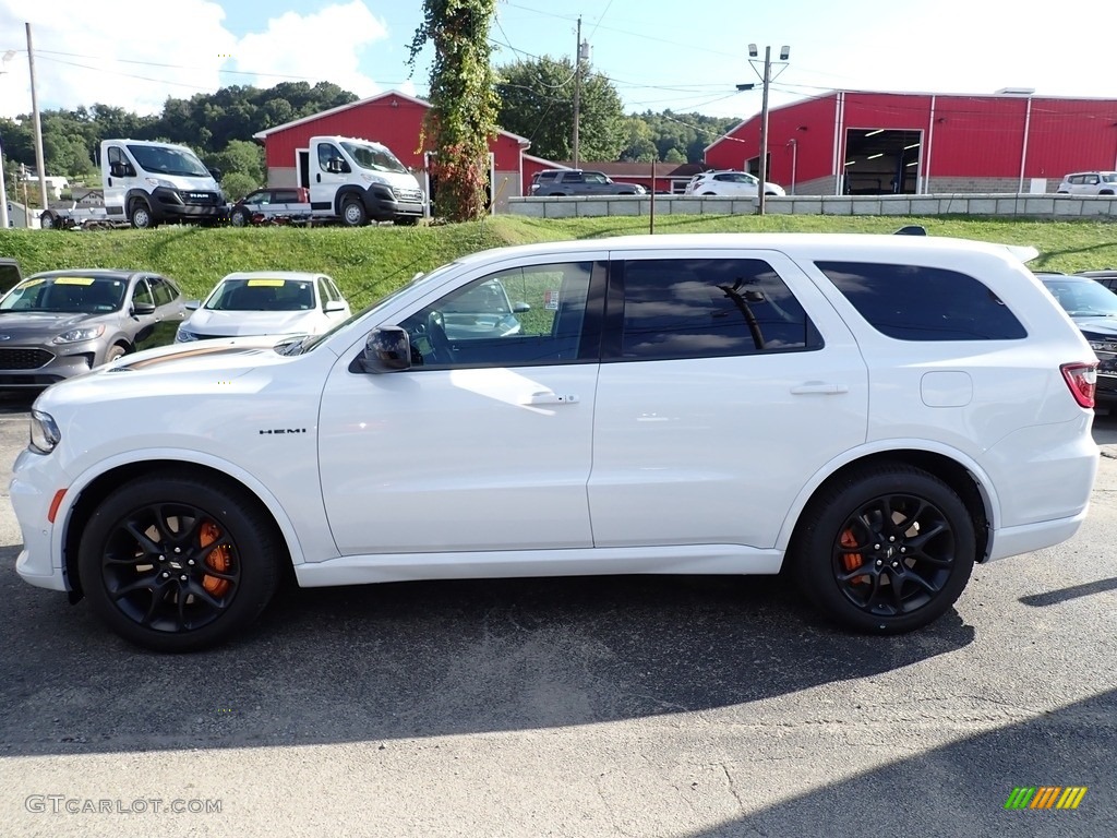 2023 Durango R/T Hemi Orange AWD - White Knuckle / Black/Orange Accent Stitching photo #2