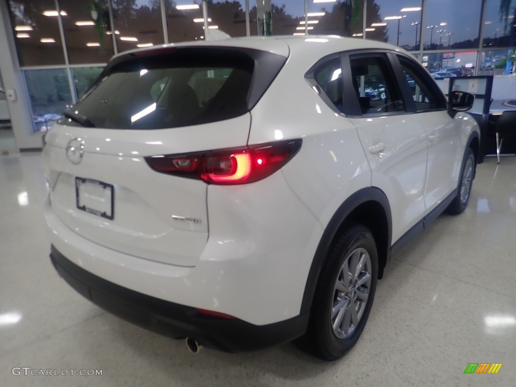 2023 CX-5 S AWD - Rhodium White Metallic / Black photo #2