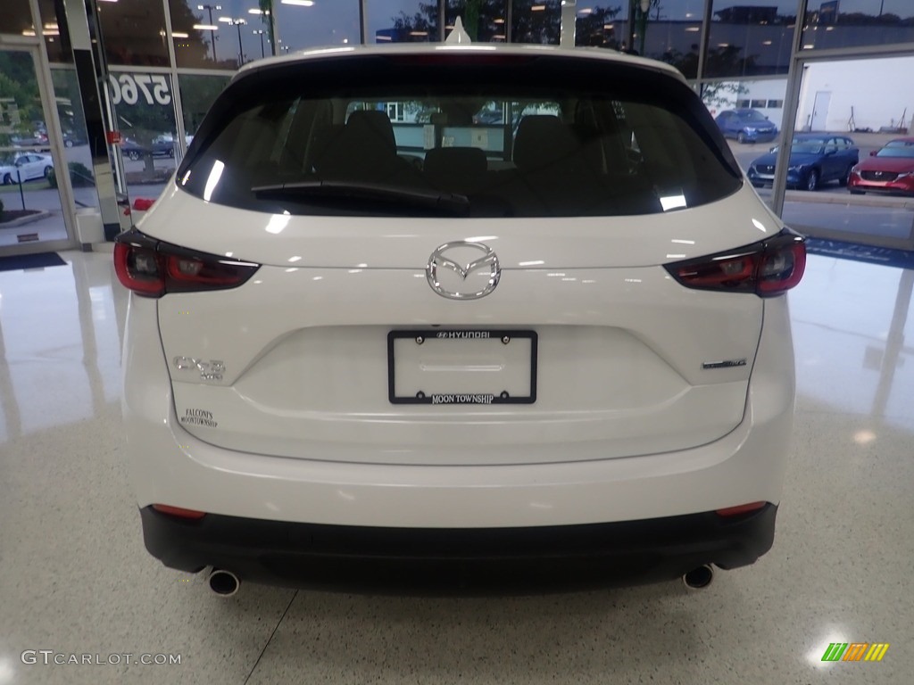 2023 CX-5 S AWD - Rhodium White Metallic / Black photo #3