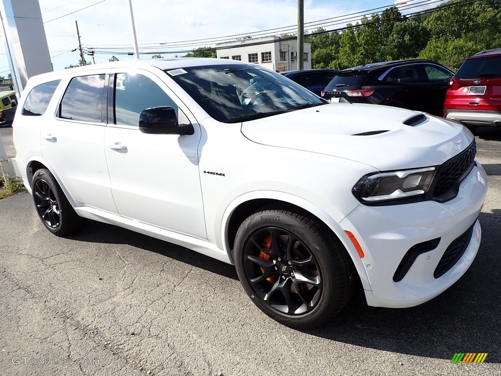 2023 Durango R/T Hemi Orange AWD - White Knuckle / Black/Orange Accent Stitching photo #8