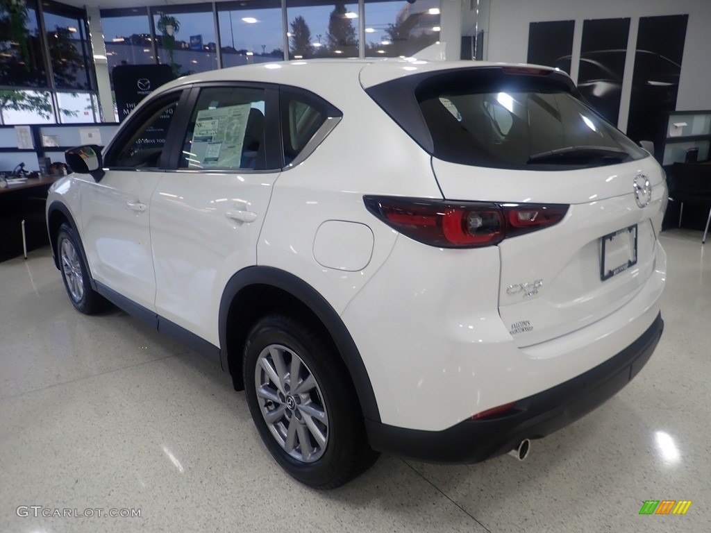 2023 CX-5 S AWD - Rhodium White Metallic / Black photo #5