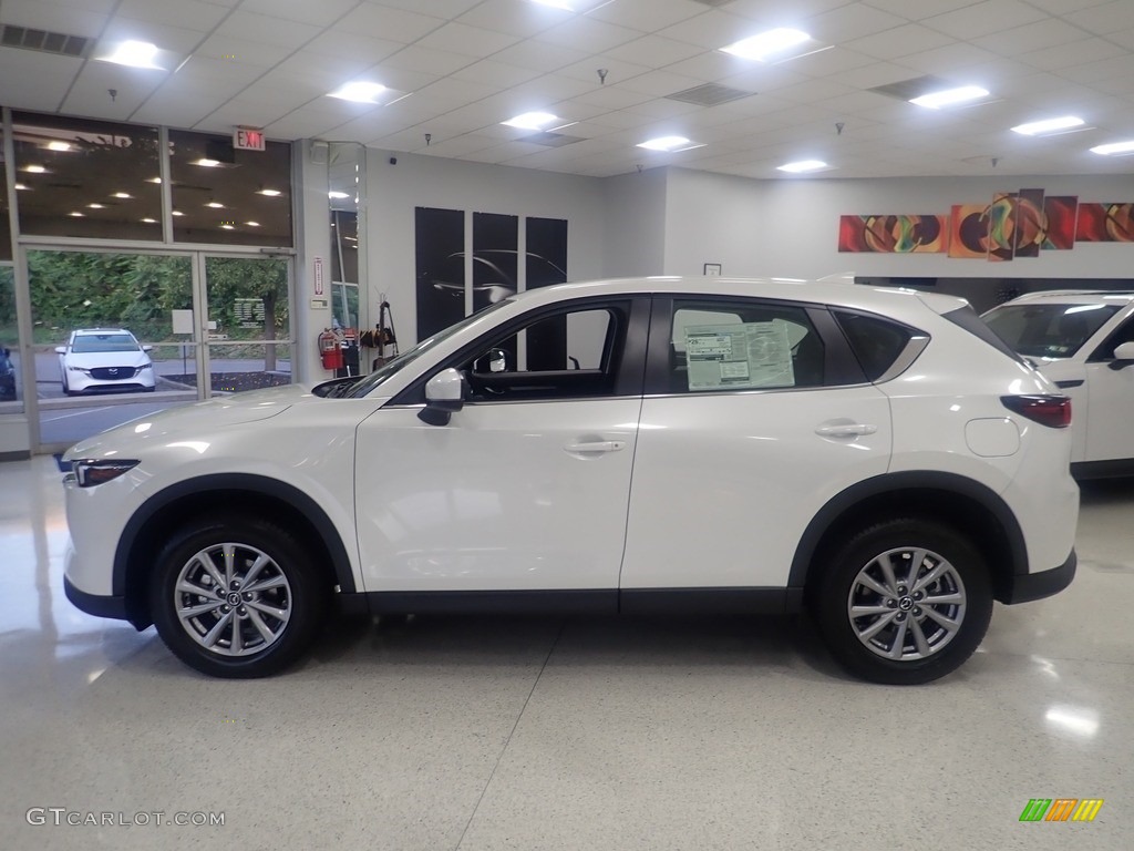 2023 CX-5 S AWD - Rhodium White Metallic / Black photo #6