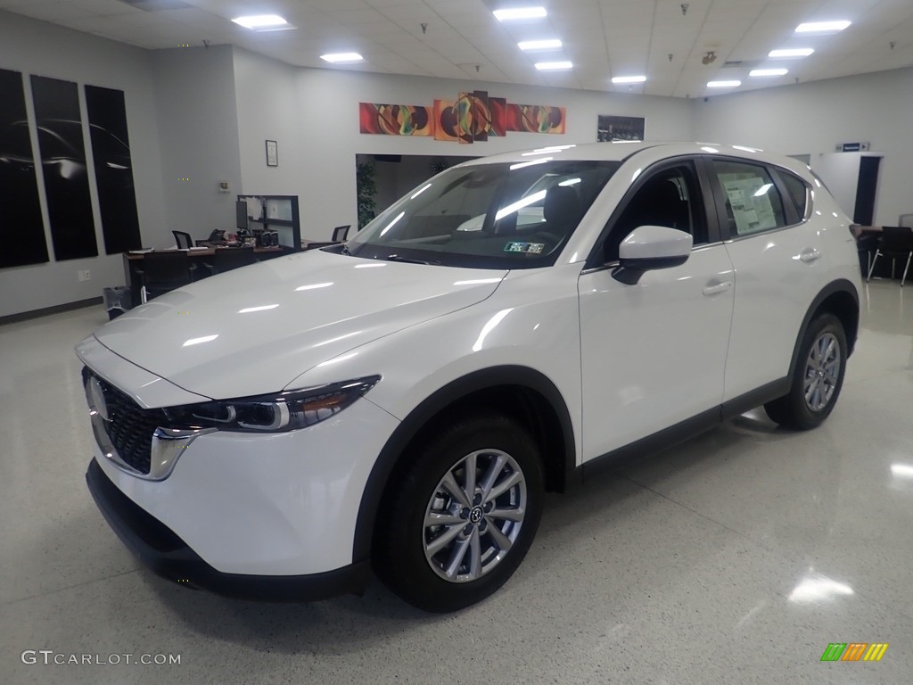 2023 CX-5 S AWD - Rhodium White Metallic / Black photo #7