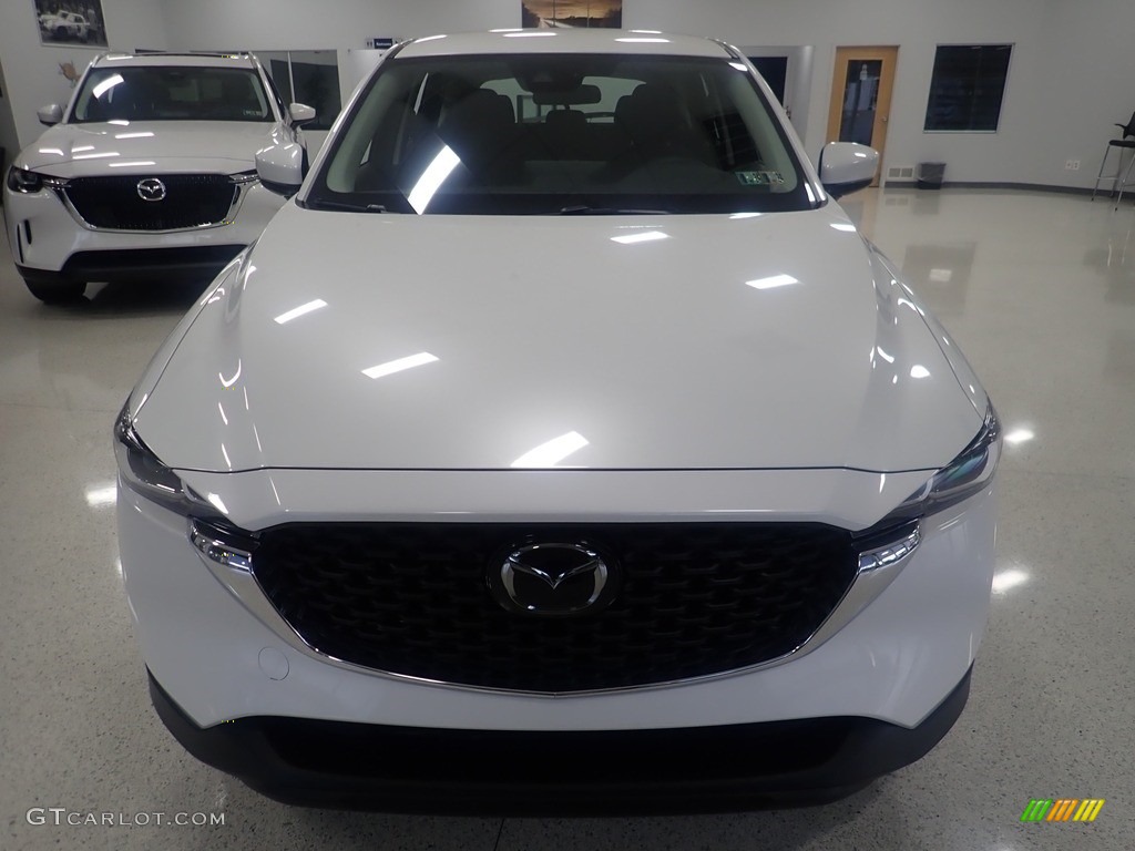 2023 CX-5 S AWD - Rhodium White Metallic / Black photo #8