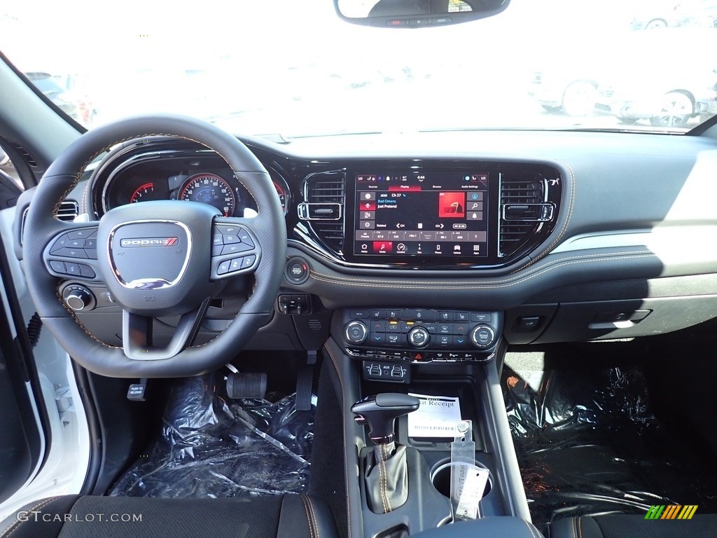 2023 Durango R/T Hemi Orange AWD - White Knuckle / Black/Orange Accent Stitching photo #13