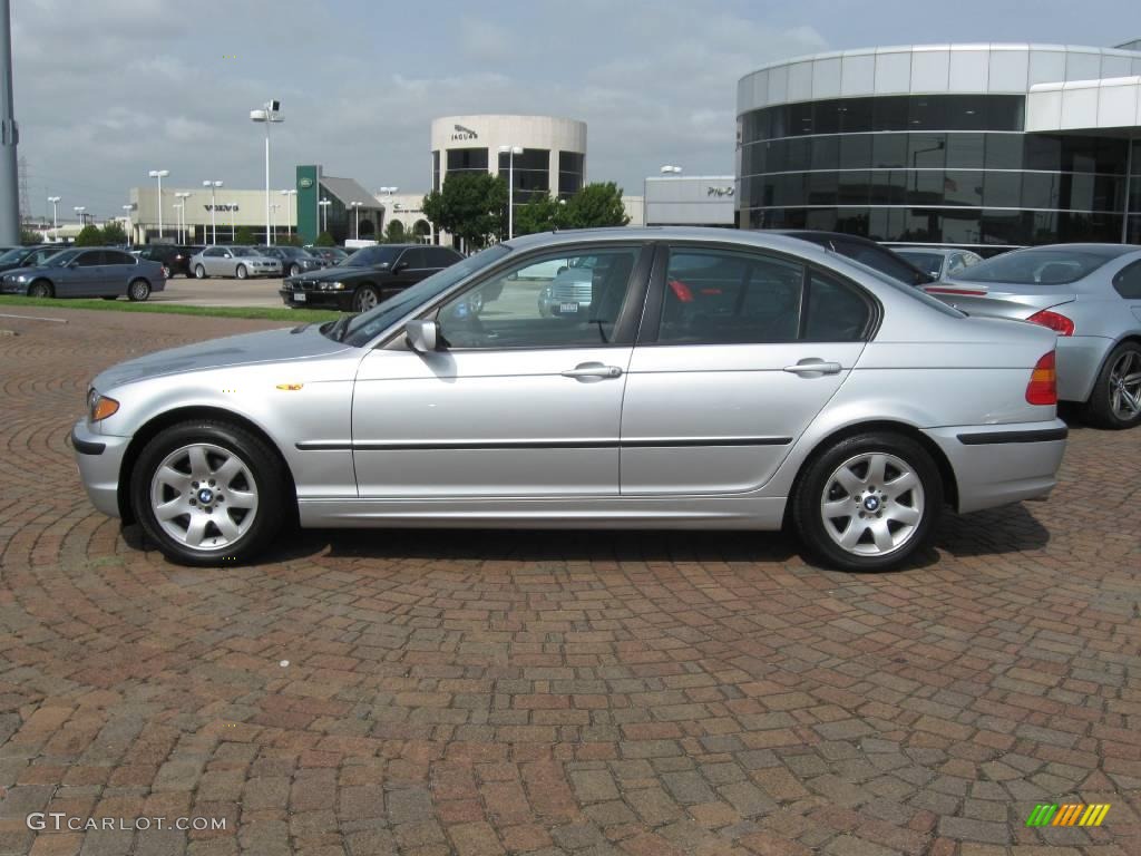 2005 3 Series 325i Sedan - Titanium Silver Metallic / Black photo #6