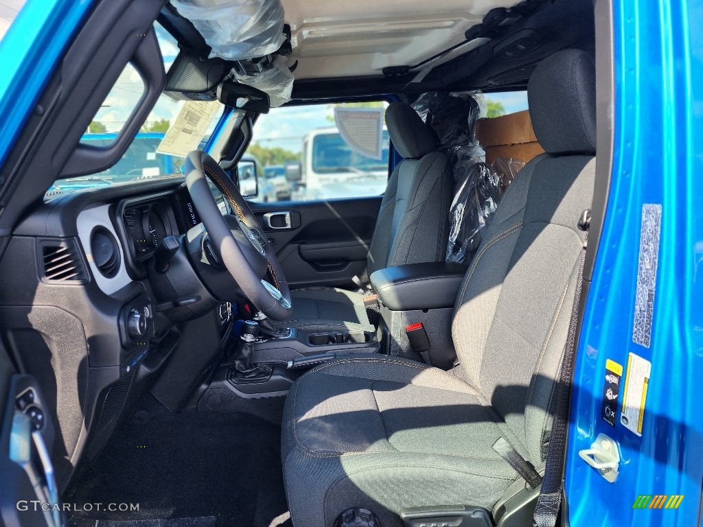 2024 Wrangler 4-Door Sport S 4xe Hybrid - Hydro Blue Pearl / Black photo #8