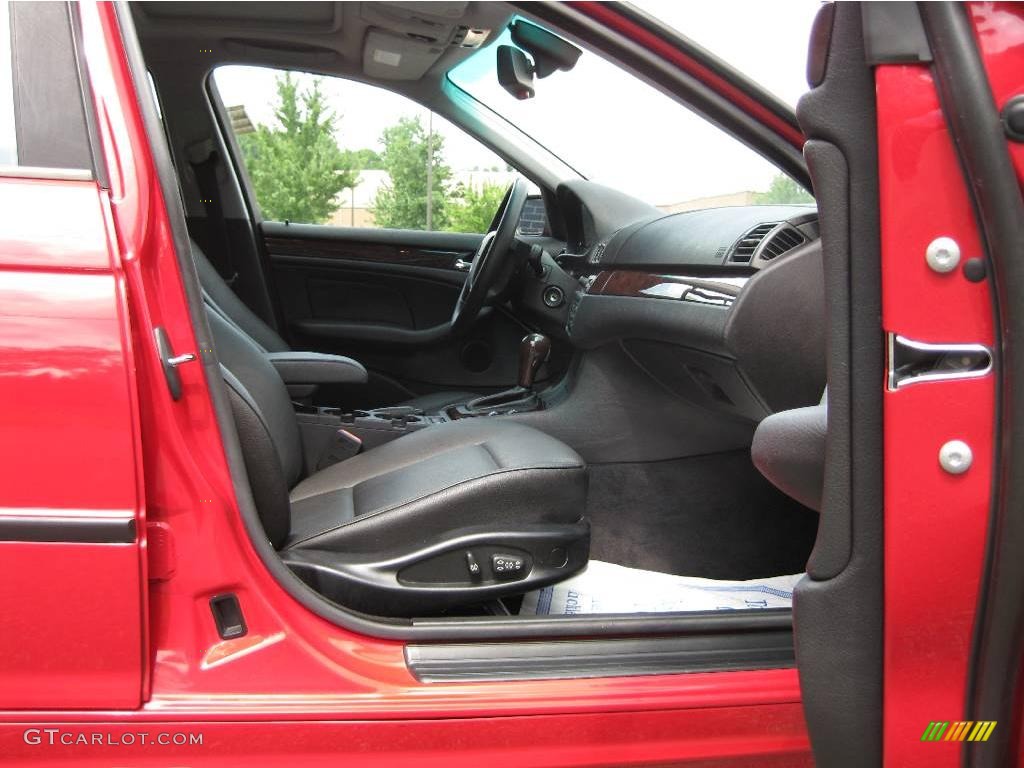 2004 3 Series 325i Sedan - Electric Red / Black photo #19