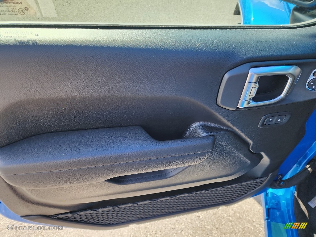 2024 Wrangler 4-Door Sport S 4xe Hybrid - Hydro Blue Pearl / Black photo #9