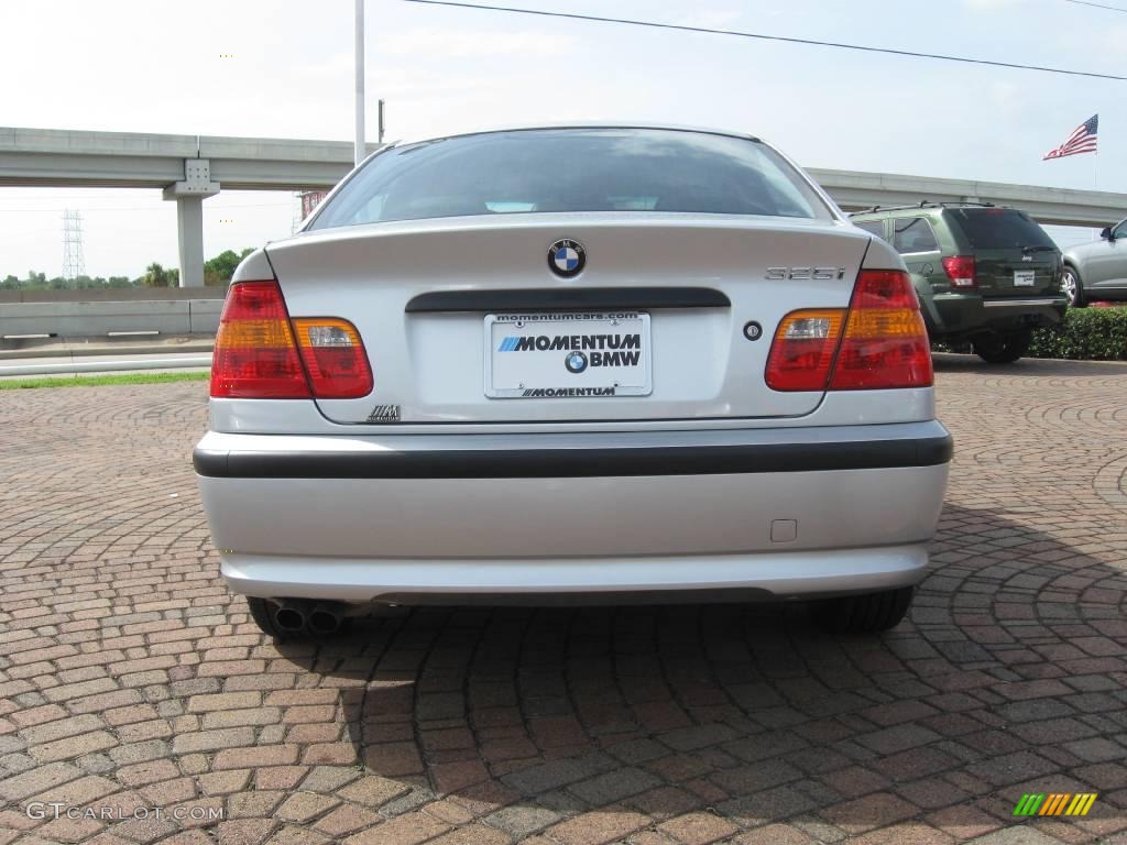 2005 3 Series 325i Sedan - Titanium Silver Metallic / Black photo #9