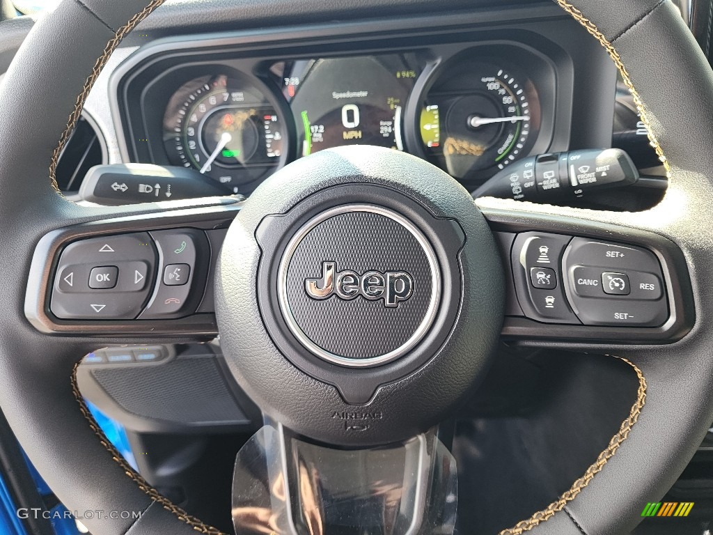 2024 Wrangler 4-Door Sport S 4xe Hybrid - Hydro Blue Pearl / Black photo #12