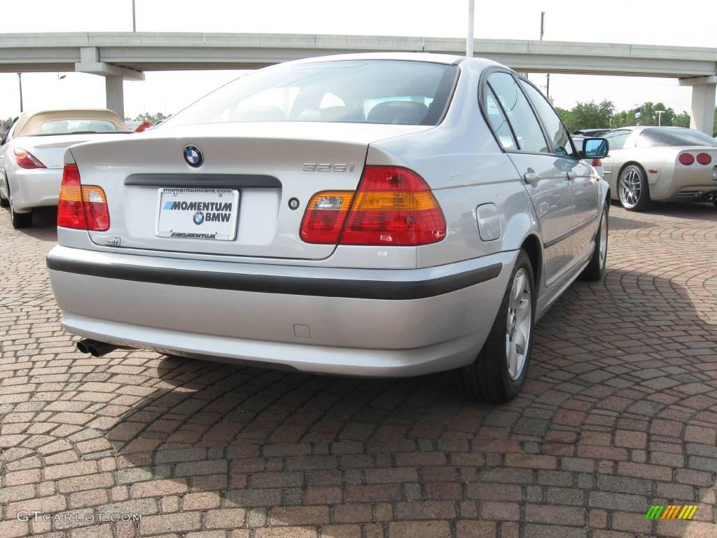 2005 3 Series 325i Sedan - Titanium Silver Metallic / Black photo #10