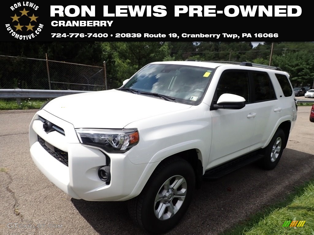 2022 4Runner SR5 4x4 - White / Black/Graphite photo #1