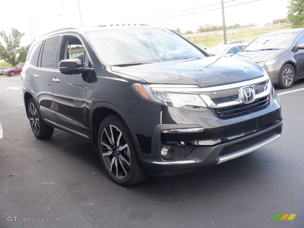 Crystal Black Pearl 2020 Honda Pilot Elite AWD Exterior Photo #146541871