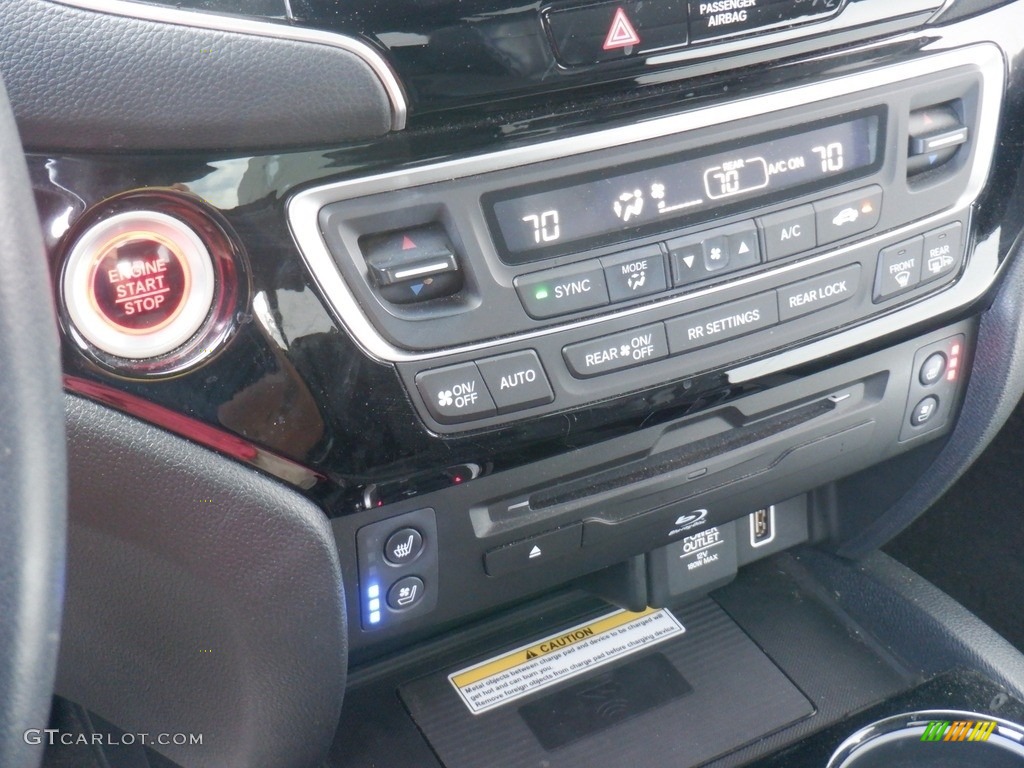 2020 Pilot Elite AWD - Crystal Black Pearl / Black photo #23