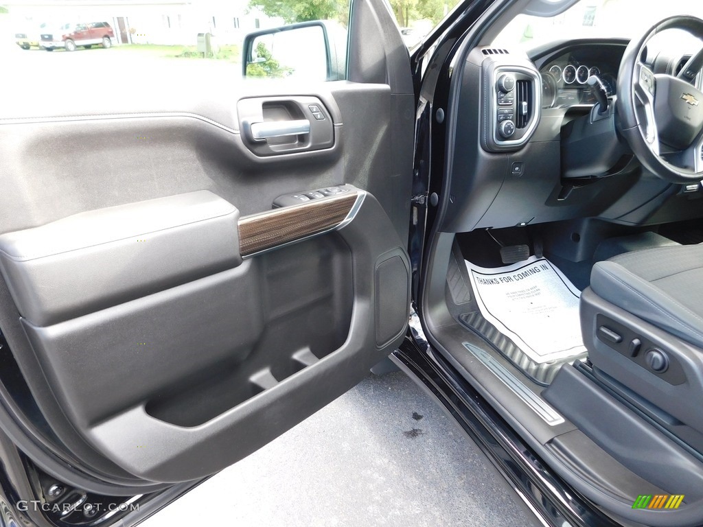 2021 Chevrolet Silverado 1500 LT Crew Cab 4x4 Jet Black Door Panel Photo #146542399