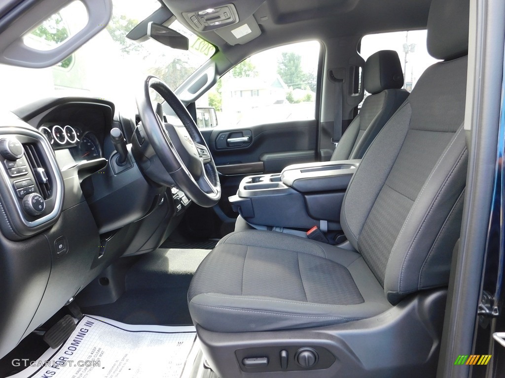 Jet Black Interior 2021 Chevrolet Silverado 1500 LT Crew Cab 4x4 Photo #146542447
