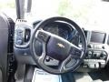 Jet Black Steering Wheel Photo for 2021 Chevrolet Silverado 1500 #146542471