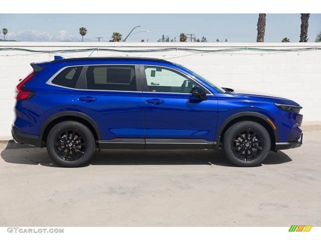 Still Night Pearl 2024 Honda CRV Sport AWD Hybrid Exterior Photo