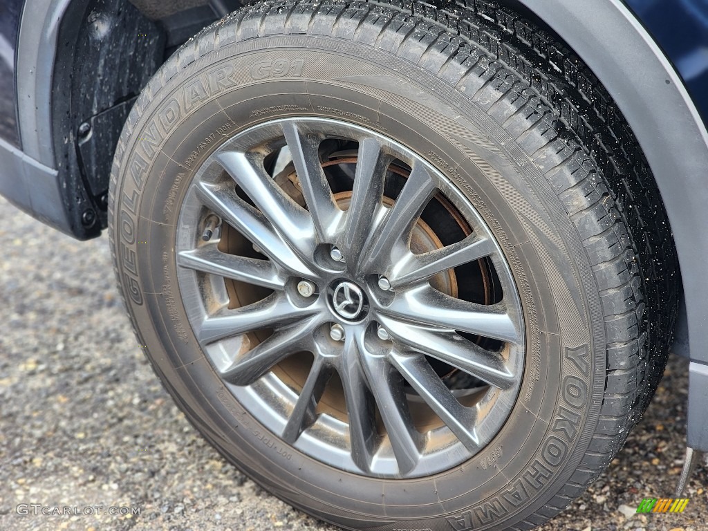 2020 CX-5 Touring AWD - Deep Crystal Blue Mica / Black photo #5