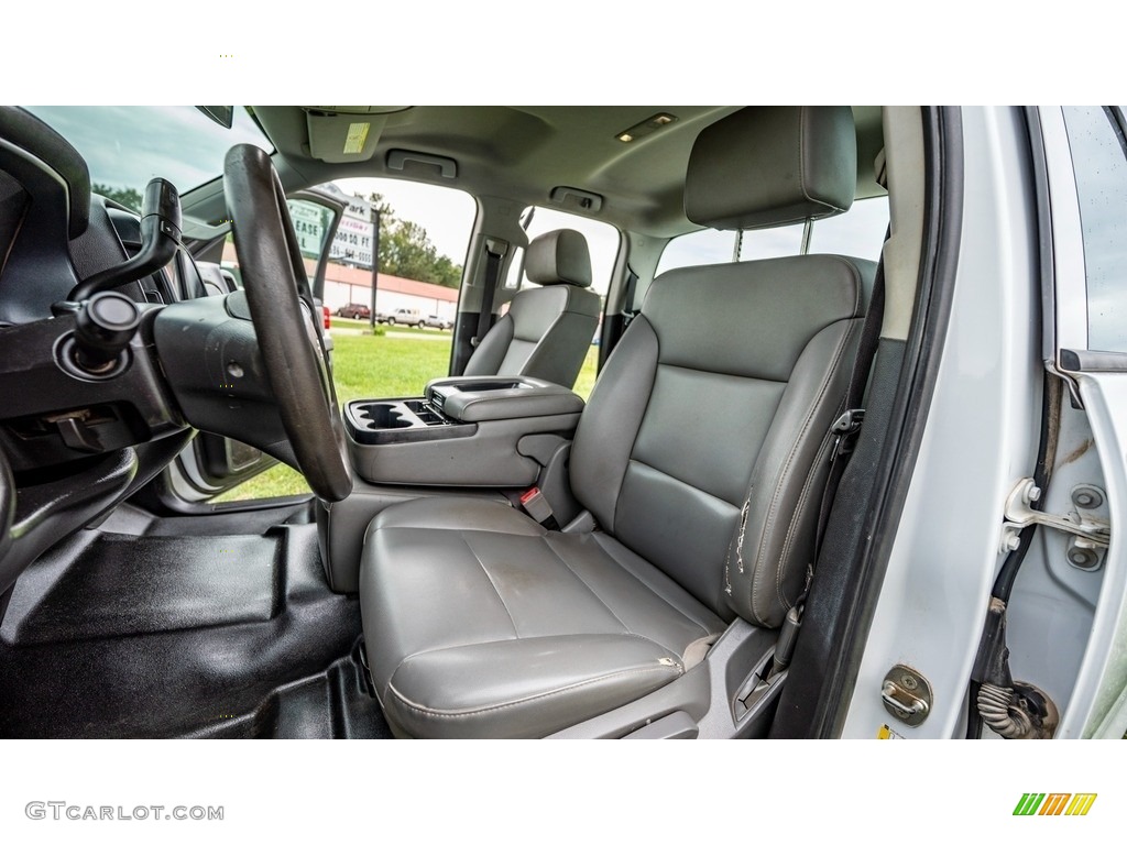 Dark Ash/Jet Black Interior 2018 Chevrolet Silverado 2500HD Work Truck Double Cab Photo #146543101