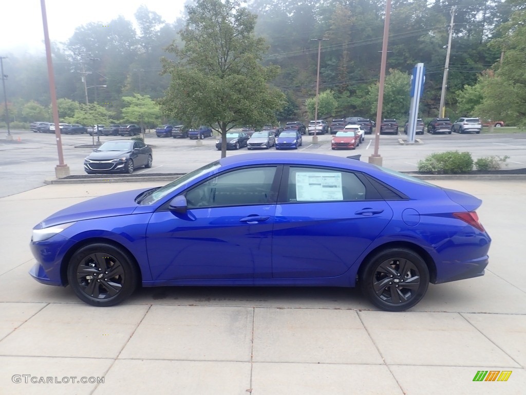 2023 Elantra SEL - Intense Blue / Medium Gray photo #6
